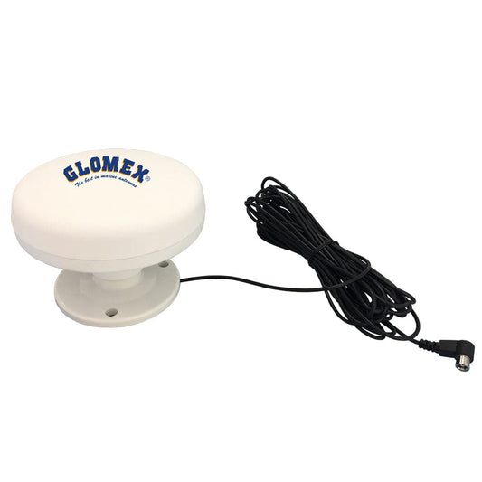 Glomex Satellite Radio Antenna w/Mounting Kit [RS100] - Twin Screws Marine Service