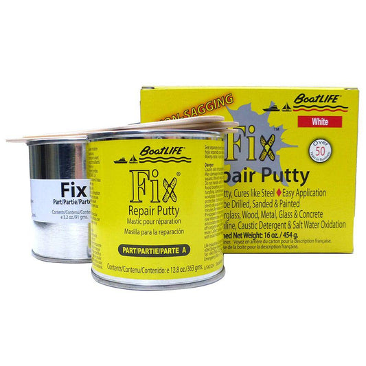 BoatLIFE Fix Repair Putty - 16oz - White [1196] - Twin Screws Marine Service