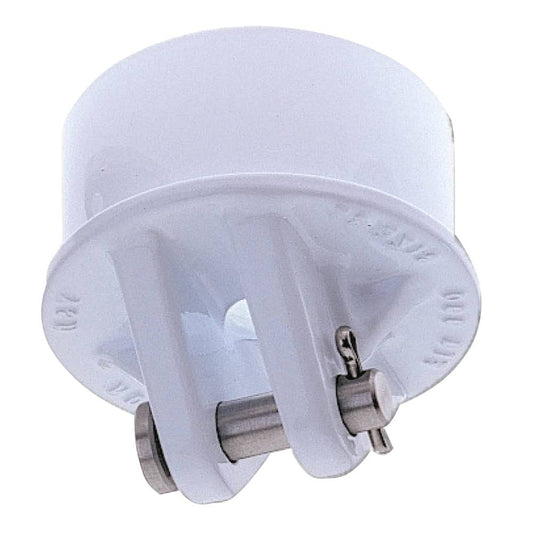 Edson Pipe to Fold-Down Adapter 3-1/2" Mast [990-35] - Twin Screws Marine Service
