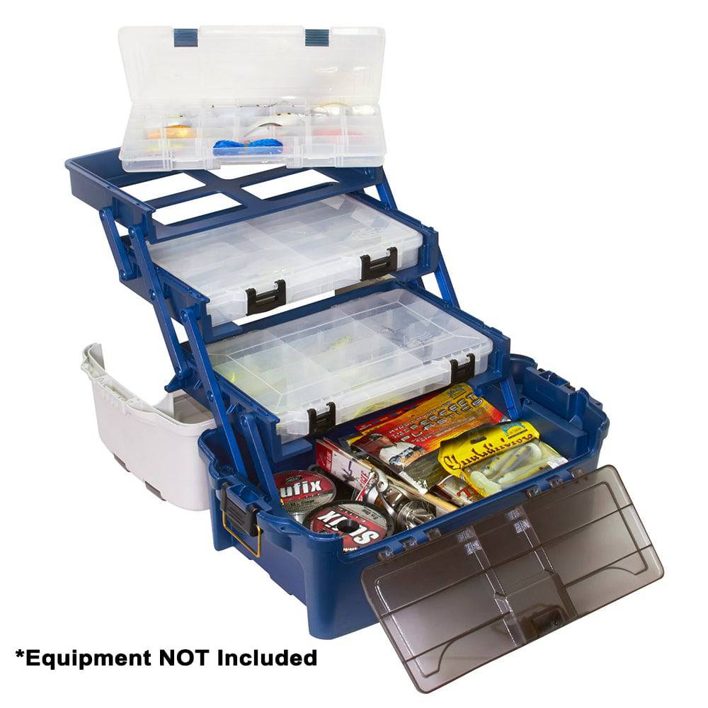 Plano Hybrid Hip 3-Stowaway Tackle Box 3700 - Blue [723700] - Twin Screws Marine Service