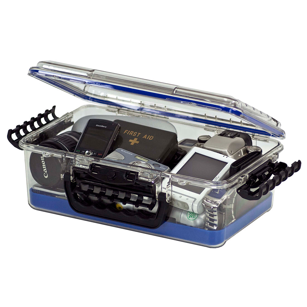 Plano Guide Series Waterproof Case 3700 - Blue/Clear [147000] - Twin Screws Marine Service