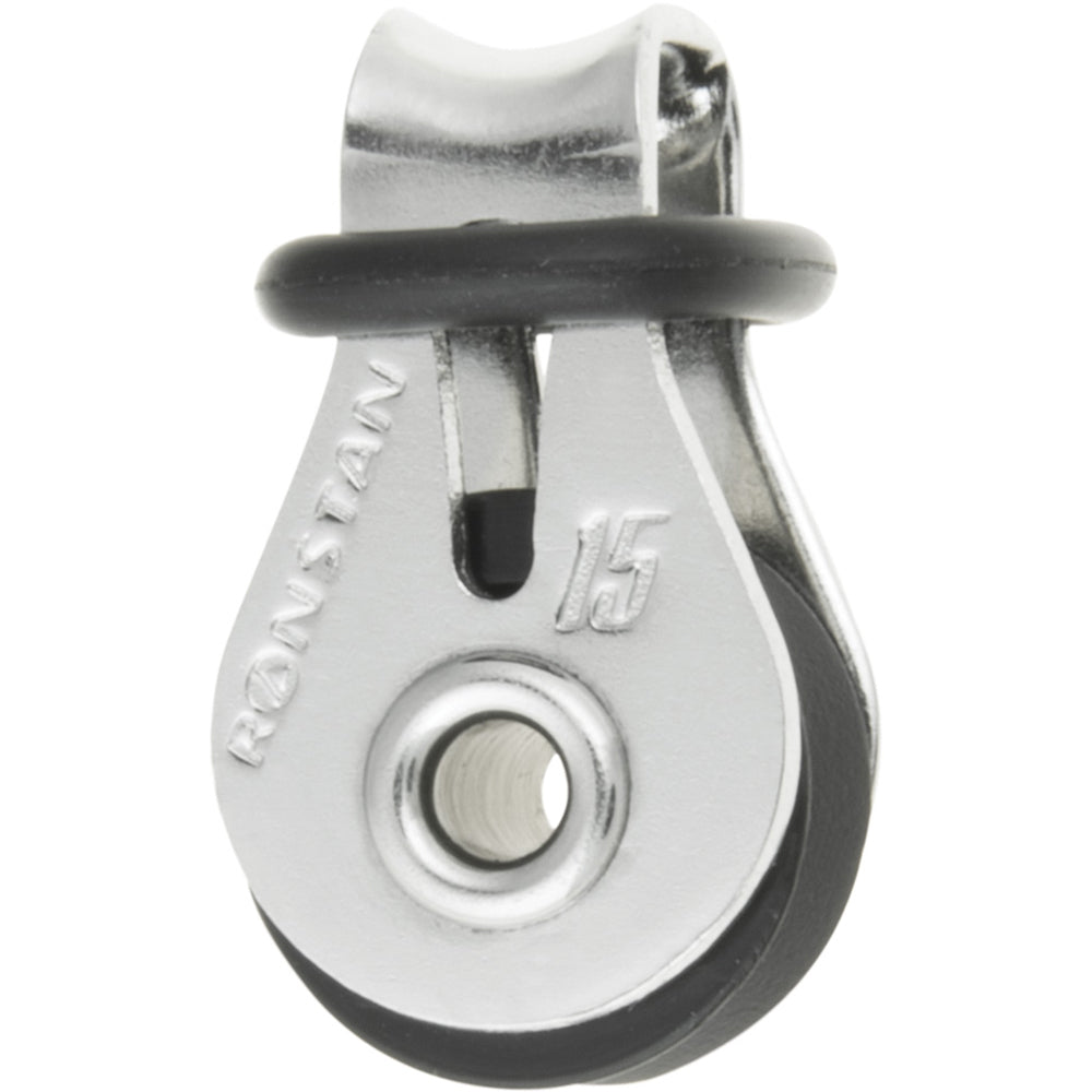 Ronstan Series 15 Ball Bearing Utility Block - Single Block, Loop Head [RF15101] - Twin Screws Marine Service