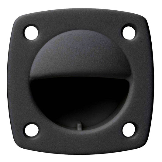 Whitecap Nylon Flush Pull - Small - Black [3360BC] - Twin Screws Marine Service