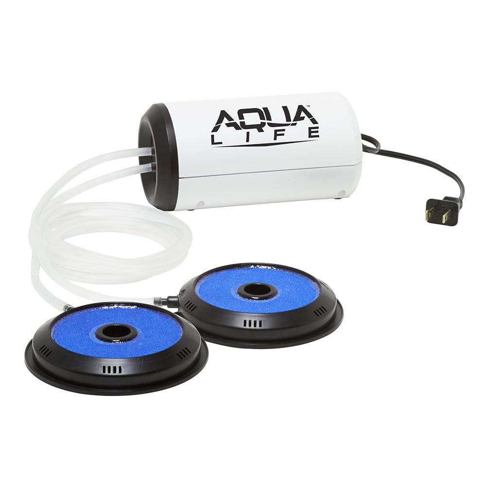 Frabill Aqua-Life Aerator Dual Output 110V - Greater Than 100 Gallons [14212] - Twin Screws Marine Service