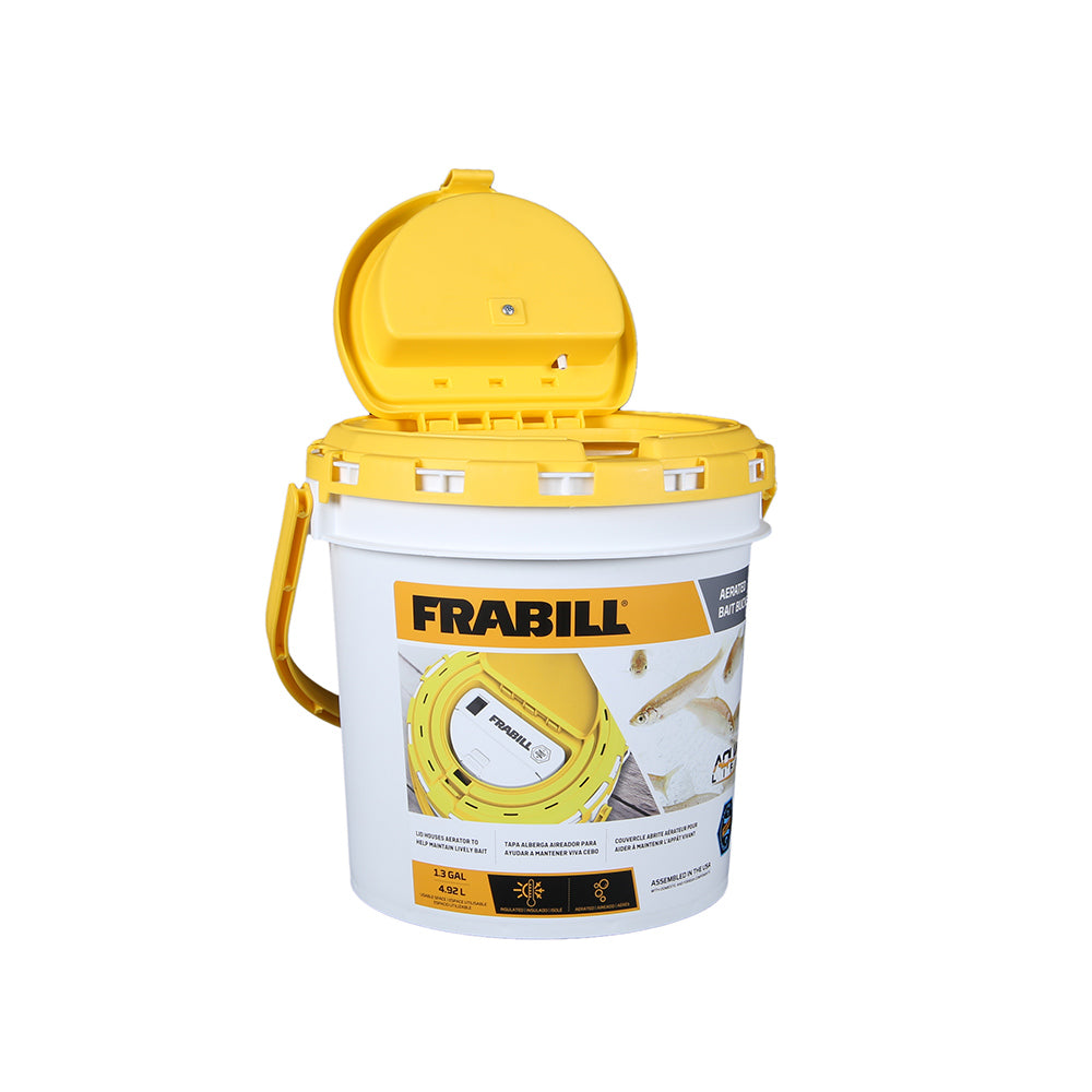 Frabill Dual Fish Bait Bucket w/Aerator Built-In [4825] - Twin Screws Marine Service