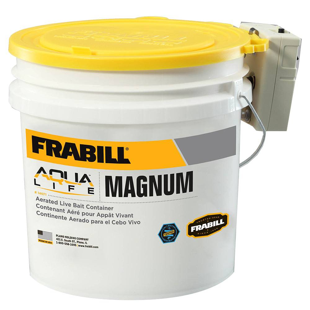 Frabill Magnum Bucket - 4.25 Gallons w/Aerator [14071] - Twin Screws Marine Service