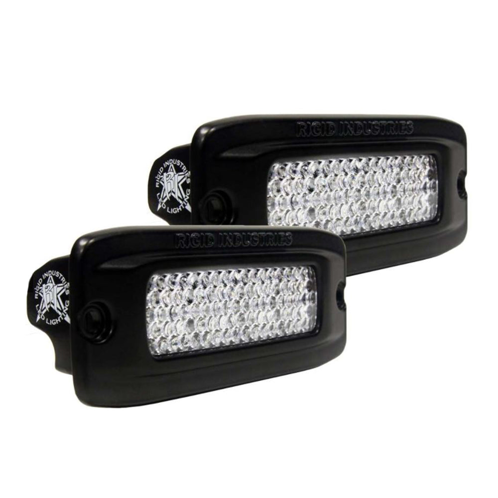 RIGID Industries SR-Q PRO Back Light Kit - Flush Mount Diffused - Pair - Black [980033] - Twin Screws Marine Service