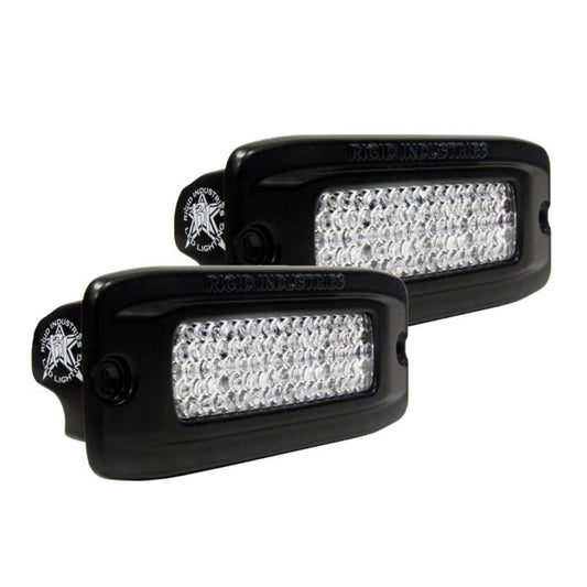 RIGID Industries SR-Q PRO Back Light Kit - Flush Mount Diffused - Pair - Black [980033] - Twin Screws Marine Service