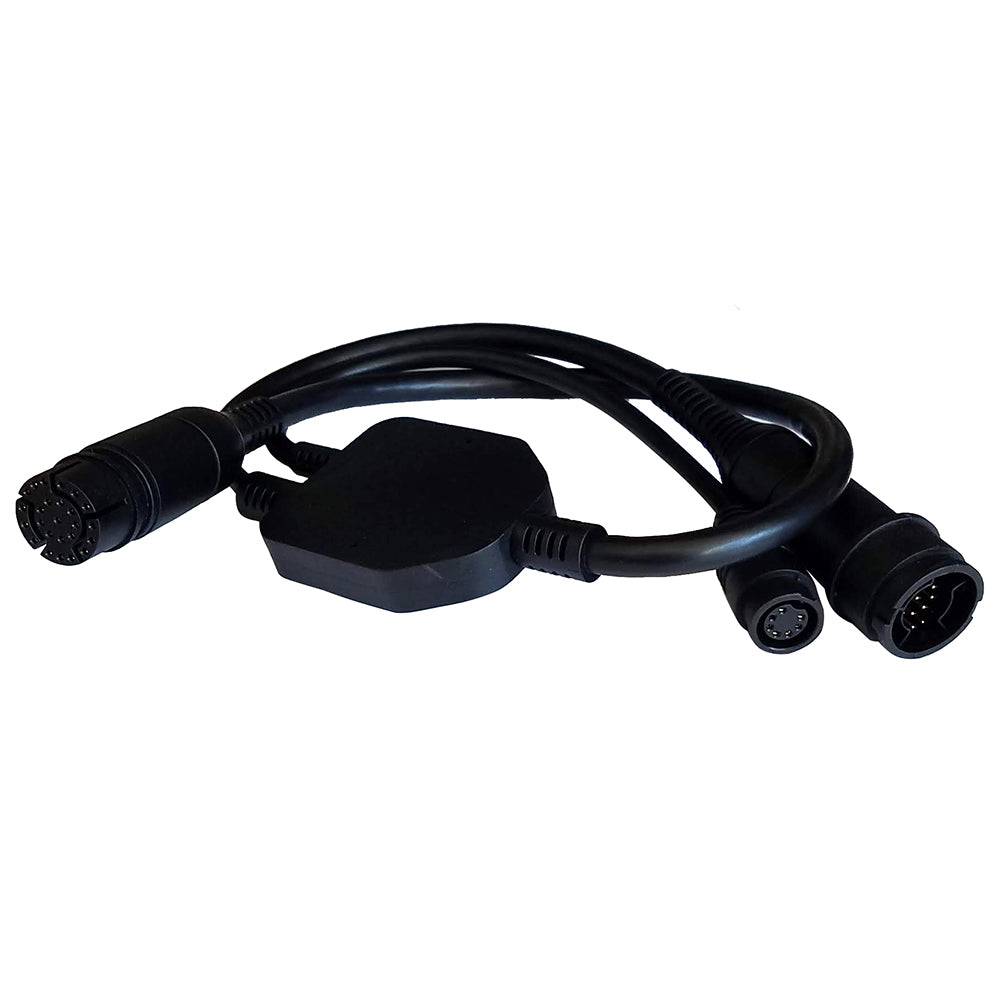 Raymarine Adapter Cable 25-Pin to 25-Pin  7-Pin - Y-Cable to RealVision  Embedded 600W Airmar TD to Axiom RV [A80491] - Twin Screws Marine Service