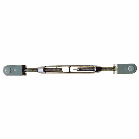 C. Sherman Johnson T-Style Jaw/Jaw Open Body Turnbuckle - 1/4-28 Thread Size [42-110] - Twin Screws Marine Service