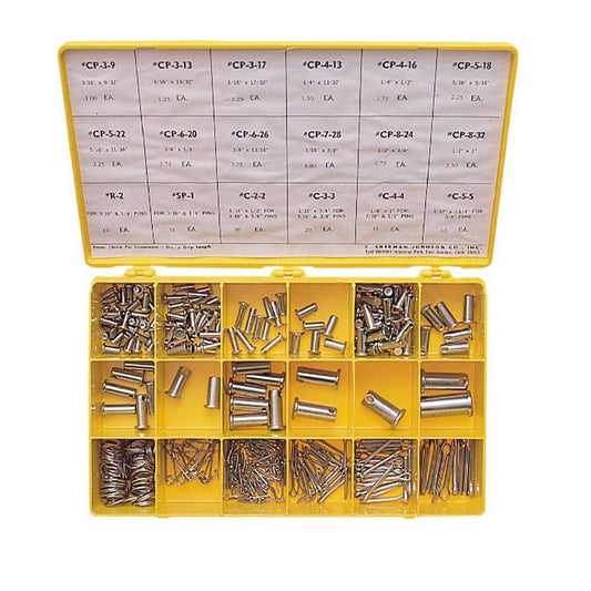 C. Sherman Johnson Cotter, Ring  Clevis Pin Parts Kit [37-503] - Twin Screws Marine Service