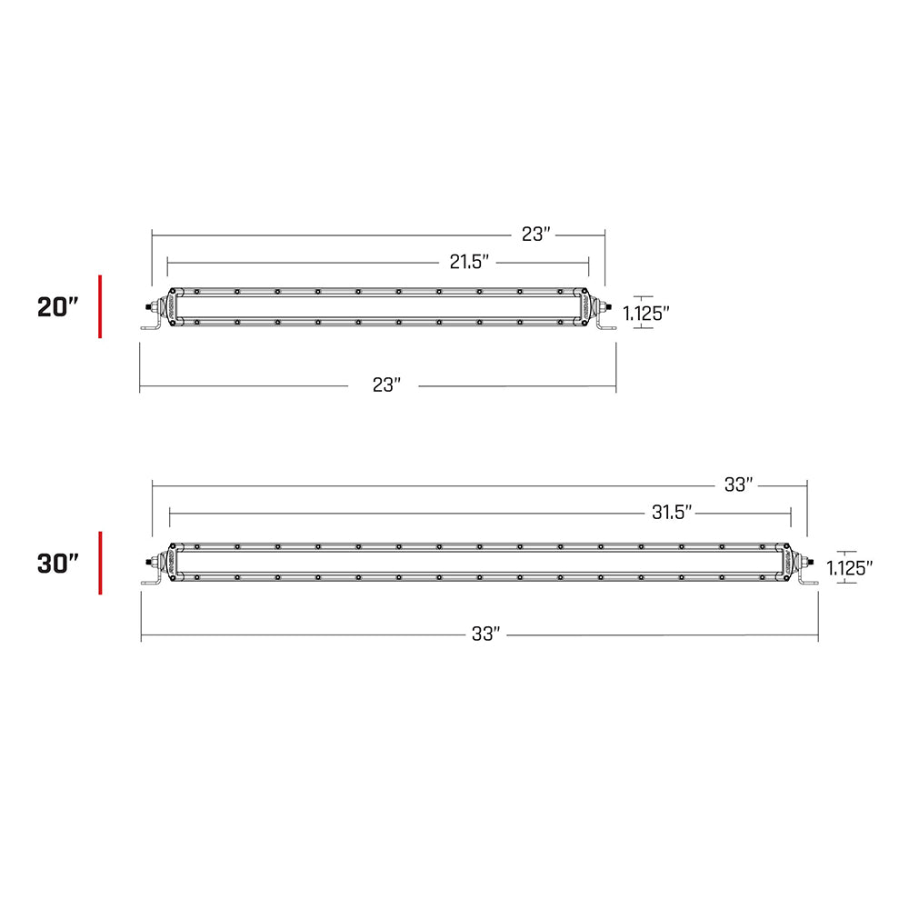 RIGID Industries SAE Compliant SR-SRS 20" Light Bar - Black [920413] - Twin Screws Marine Service
