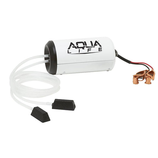 Frabill Aqua-Life Aerator Dual Output 12V DC Greater Than 25 Gallons [14213] - Twin Screws Marine Service