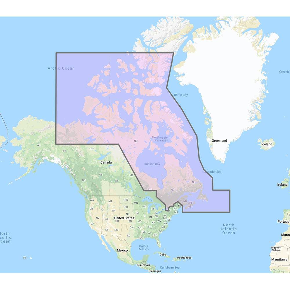 Furuno Canada North  East - Vector Charts, 3D Data  Standard Resolution Satellite Photos - Unlock Code [MM3-VNA-021] - Twin Screws Marine Service