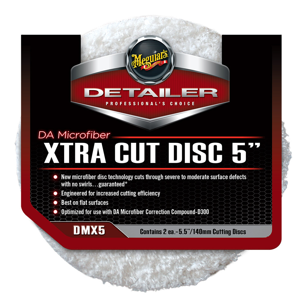 Meguiars DA Microfiber Xtra Cut Disc - 5" [DMX5] - Twin Screws Marine Service