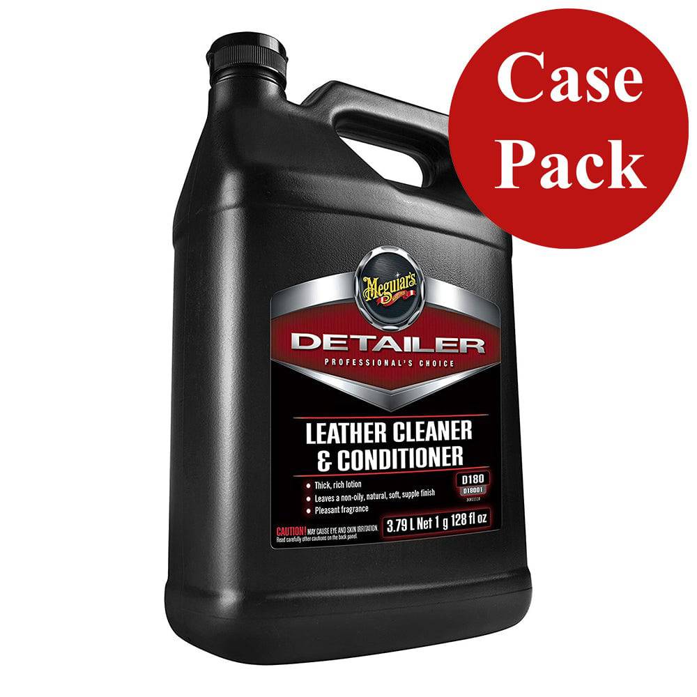 Meguiars Detailer Leather Cleaner  Conditioner - 1-Gallon *Case of 4* [D18001CASE] - Twin Screws Marine Service