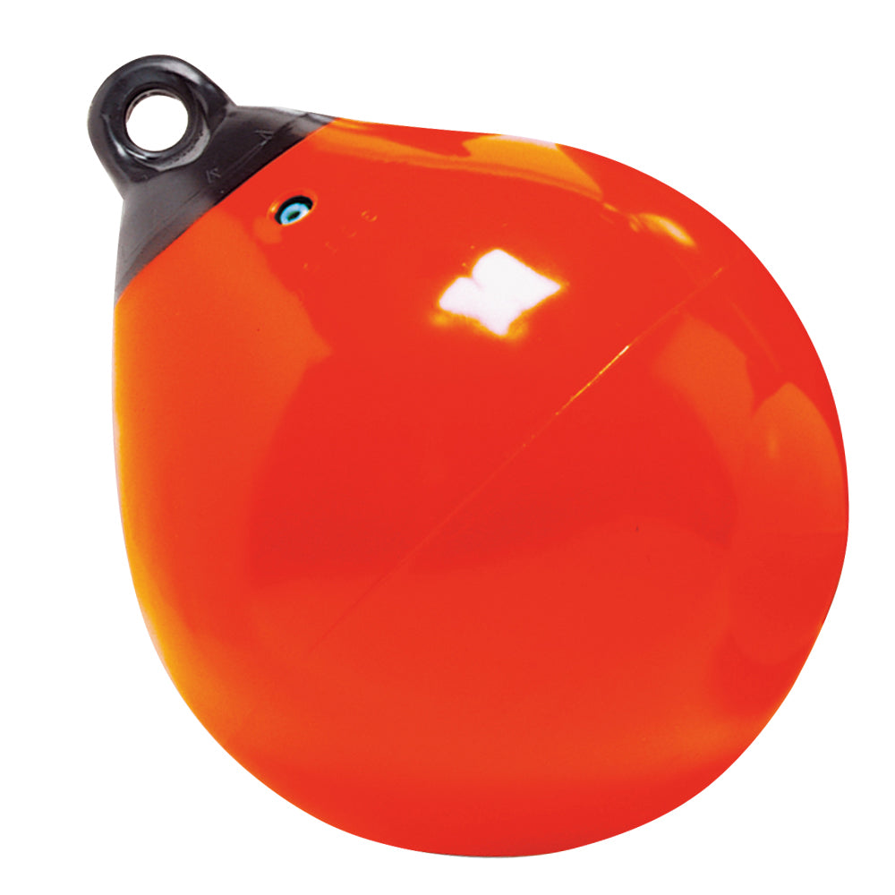 Taylor Made 18" Tuff End Inflatable Vinyl Buoy - Orange [61149] - Twin Screws Marine Service
