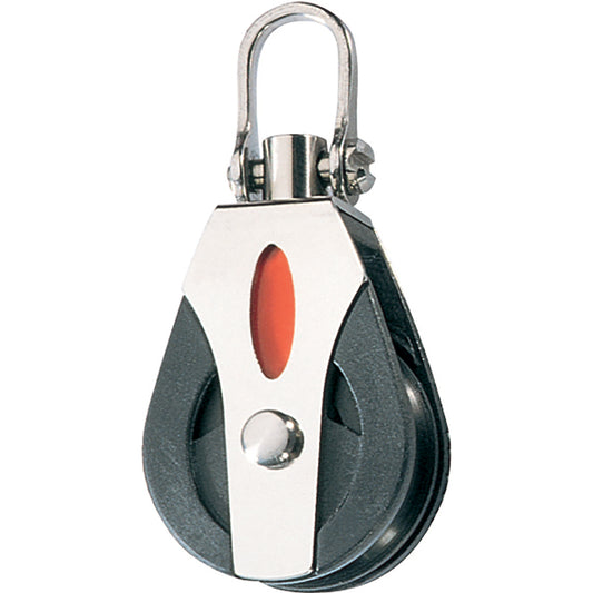 Ronstan Series 30 Utility Ball Bearing Block - Single, Swivel Shackle Head [RF30100] - Twin Screws Marine Service