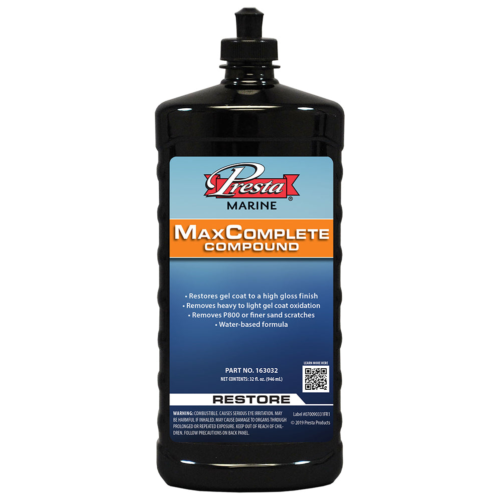 Presta MaxComplete Compound - 32oz [163032] - Twin Screws Marine Service