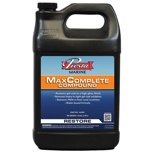 Presta MaxComplete Compound - 1-Gallon [163001] - Twin Screws Marine Service