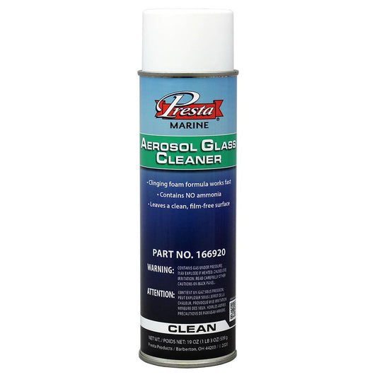 Presta Marine Ammonia Free Aerosol Glass Cleaner - 19oz [166920] - Twin Screws Marine Service