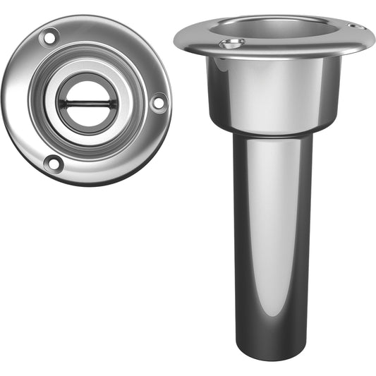 Mate Series Stainless Steel 0 Rod  Cup Holder - Open - Round Top [C1000ND] - Twin Screws Marine Service