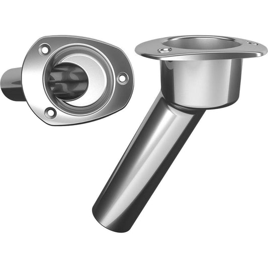 Mate Series Stainless Steel 30 Rod  Cup Holder - Open - Oval Top [C2030ND] - Twin Screws Marine Service