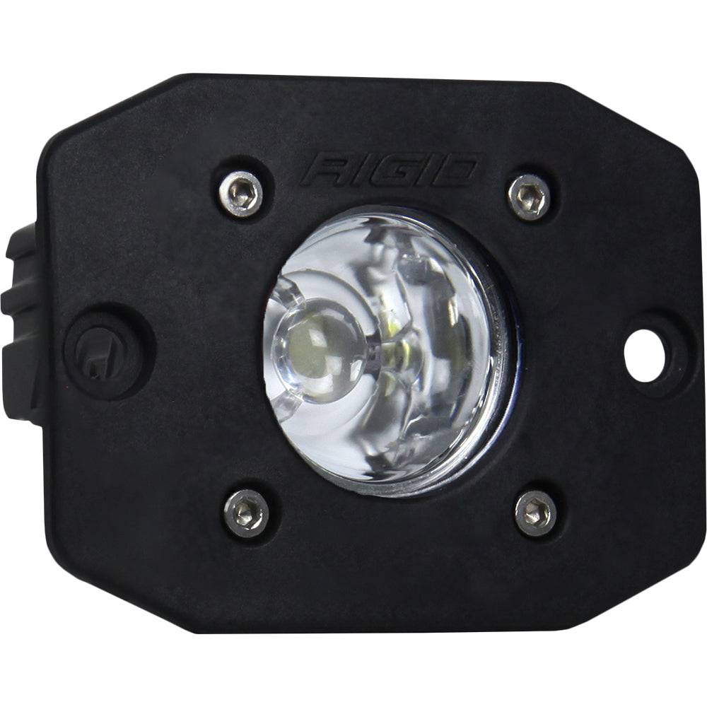 RIGID Industries Ignite Flush Mount Flood - Single - Black [20621] - Twin Screws Marine Service