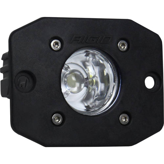 RIGID Industries Ignite Flush Mount Flood - Single - Black [20621] - Twin Screws Marine Service