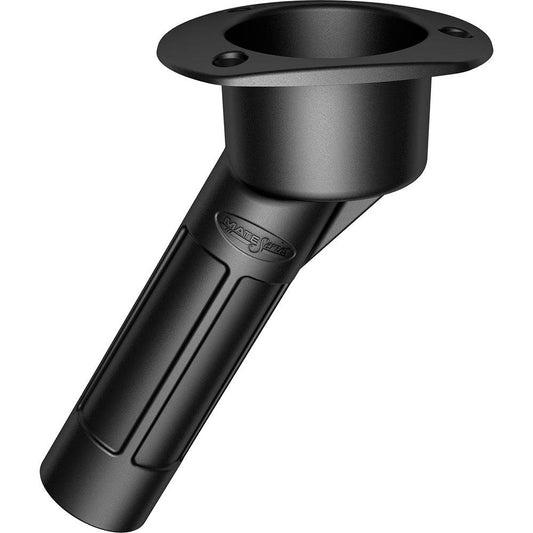 Mate Series Plastic 30 Rod  Cup Holder - Open - Oval Top - Black [P2030B] - Twin Screws Marine Service