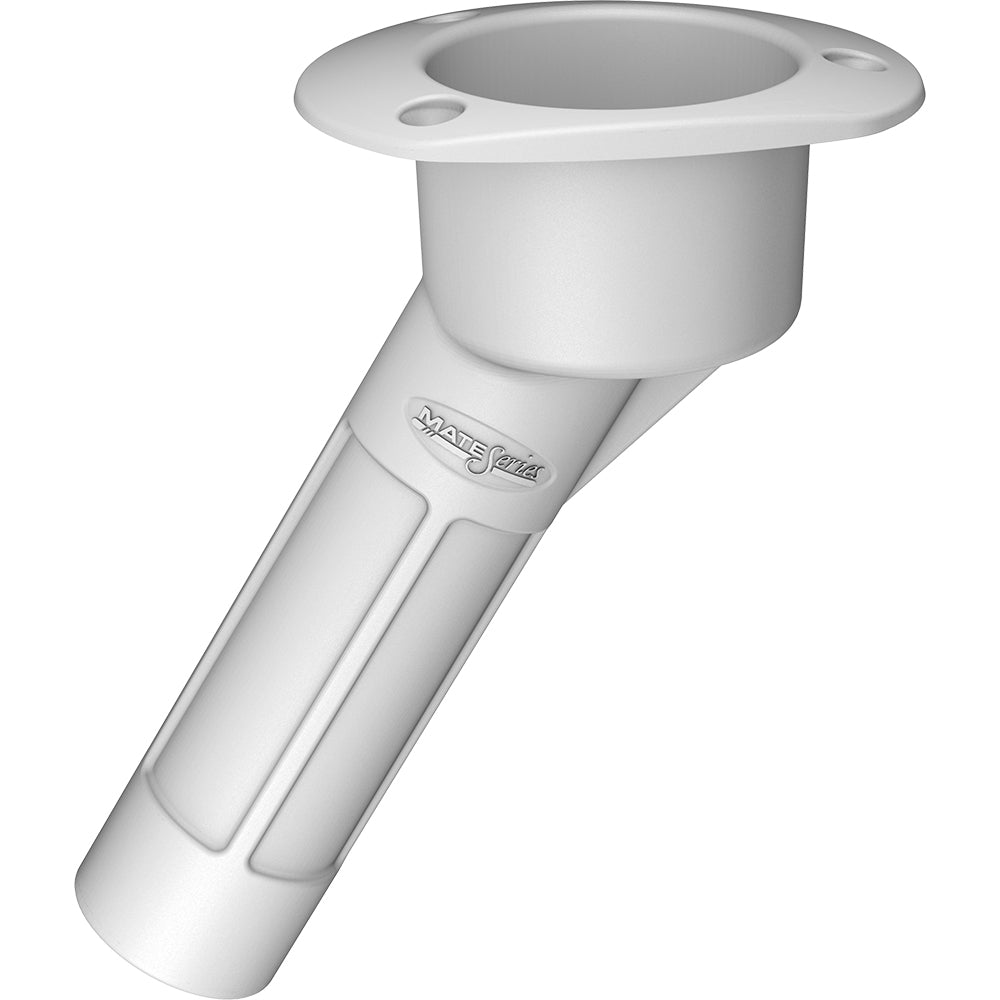 Mate Series Plastic 30 Rod  Cup Holder - Open - Oval Top - White [P2030W] - Twin Screws Marine Service