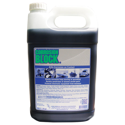 Corrosion Block Liquid 4-Liter Refill - Non-Hazmat, Non-Flammable  Non-Toxic [20004] - Twin Screws Marine Service