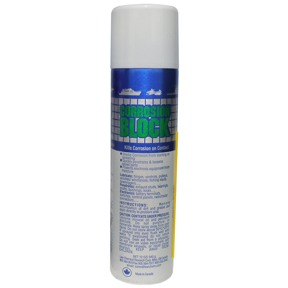 Corrosion Block 12oz Aerosol Can - Non-Hazmat, Non-Flammable  Non-Toxic [20012] - Twin Screws Marine Service