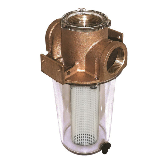GROCO ARG-1000 Series 1" Raw Water Strainer w/Non-Metallic Plastic Basket [ARG-1000-P] - Twin Screws Marine Service