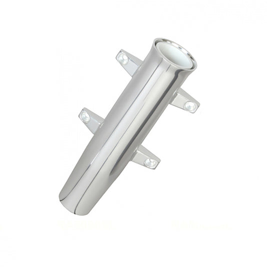 Lees Aluminum Side Mount Rod Holder - Tulip Style - Silver Anodize [RA5000SL] - Twin Screws Marine Service