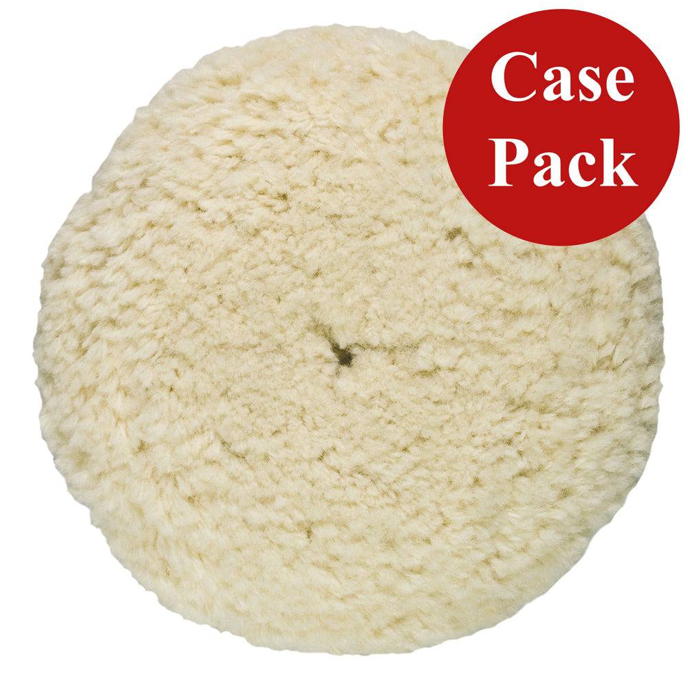 Presta Rotary Wool Buffing Pad - White Heavy Cut - *Case of 12* [810176CASE] - Twin Screws Marine Service