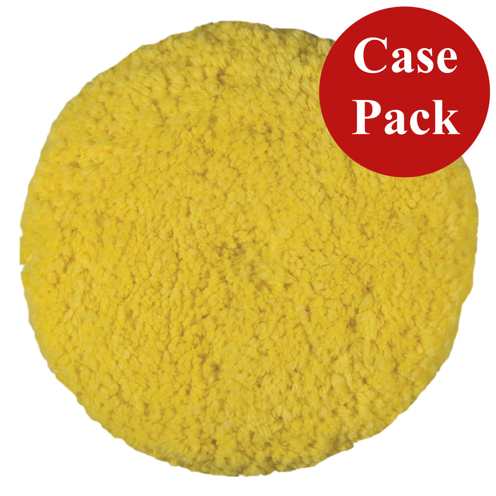 Presta Rotary Blended Wool Buffing Pad - Yellow Medium Cut - *Case of 12* [890142CASE] - Twin Screws Marine Service