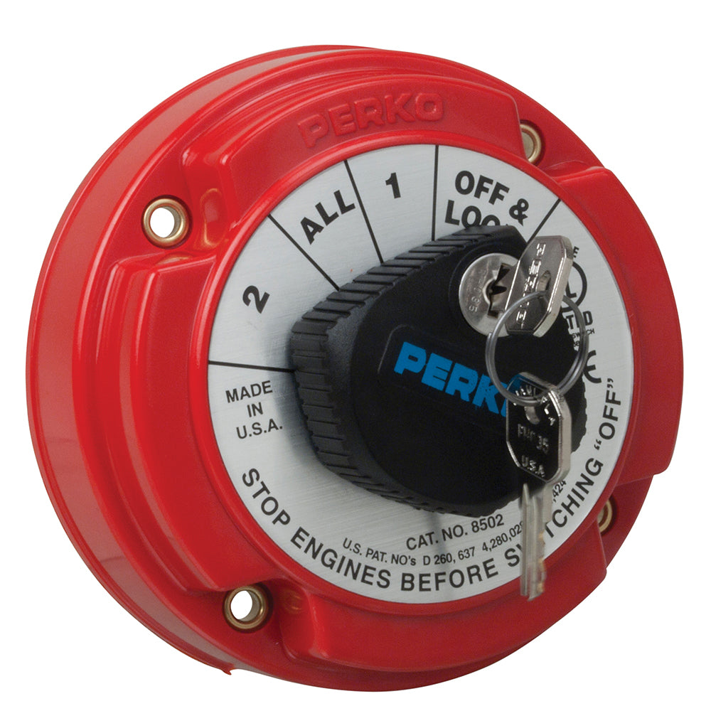Perko Medium Duty Battery Selector Switch w/Key Lock [8502DP] - Twin Screws Marine Service