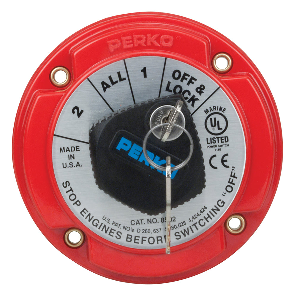 Perko Medium Duty Battery Selector Switch w/Key Lock [8502DP] - Twin Screws Marine Service