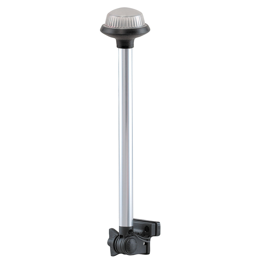 Perko Fold Down All-Round Frosted Globe Pole Light - Horizontal Mount - White [1634DP0CHR] - Twin Screws Marine Service