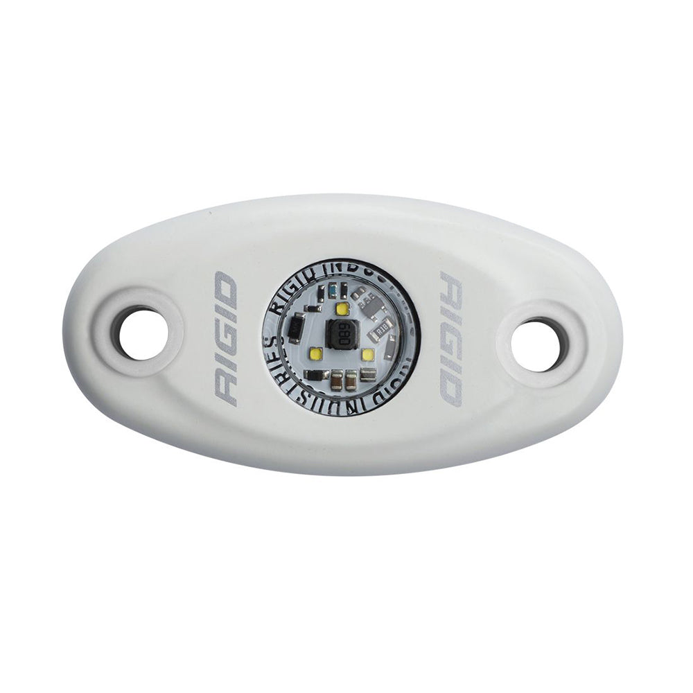 RIGID Industries A-Series High Power Single LED Light - Cool White [480213] - Twin Screws Marine Service