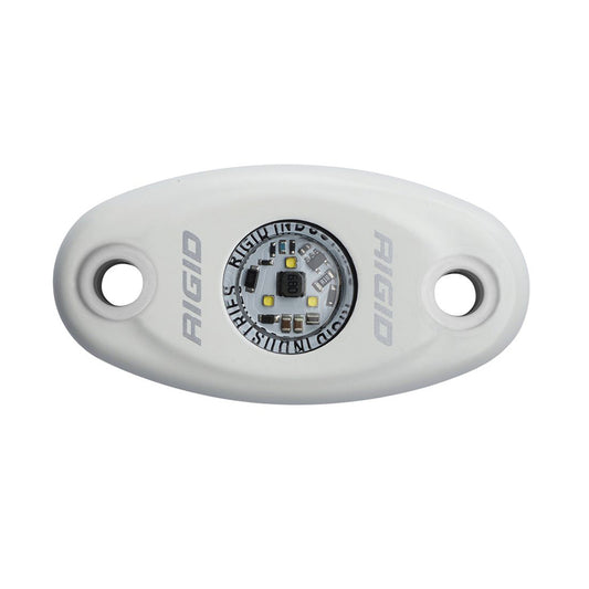 RIGID Industries A-Series High Power Single LED Light - Cool White [480213] - Twin Screws Marine Service