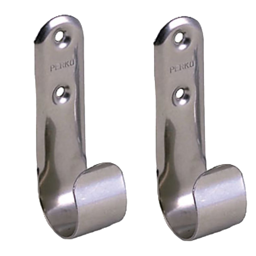 Perko Stainless Steel Boat Hook Holders - Pair [0492DP0STS] - Twin Screws Marine Service