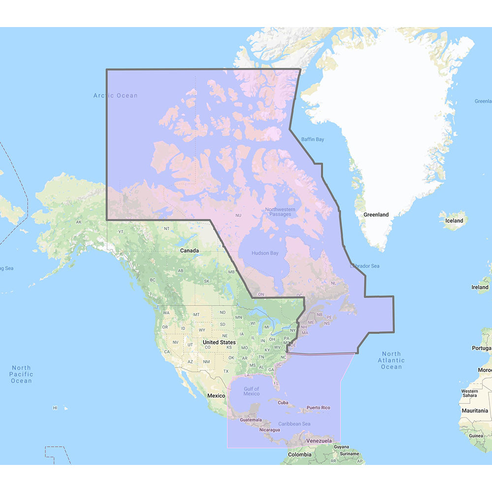 Furuno US  Canada Atlantic Coast, Gulf of Mexico, Caribbean Bahamas and central America Vector Charts - Unlock Code [MM3-VNA-033] - Twin Screws Marine Service