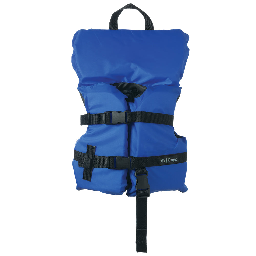 Onyx Nylon General Purpose Life Jacket - Infant/Child Under 50lbs - Blue [103000-500-000-12] - Twin Screws Marine Service
