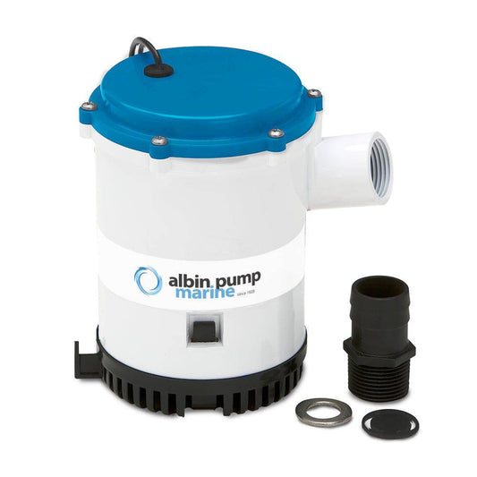 Albin Group Bilge Pump Heavy Duty 2250 GPH - 24V [01-03-014] - Twin Screws Marine Service