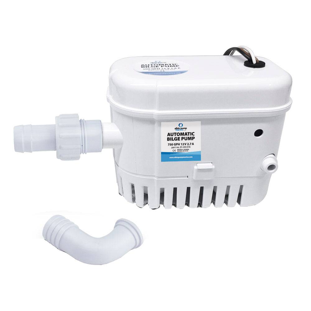 Albin Group Automatic Bilge Pump 750 GPH - 24V [01-04-017] - Twin Screws Marine Service