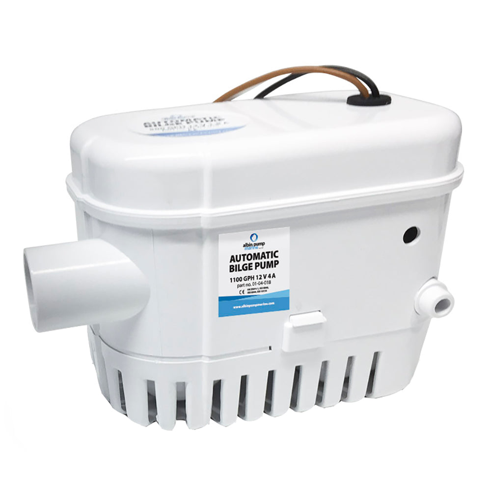 Albin Group Automatic Bilge Pump 1100 GPH - 24V [01-04-019] - Twin Screws Marine Service
