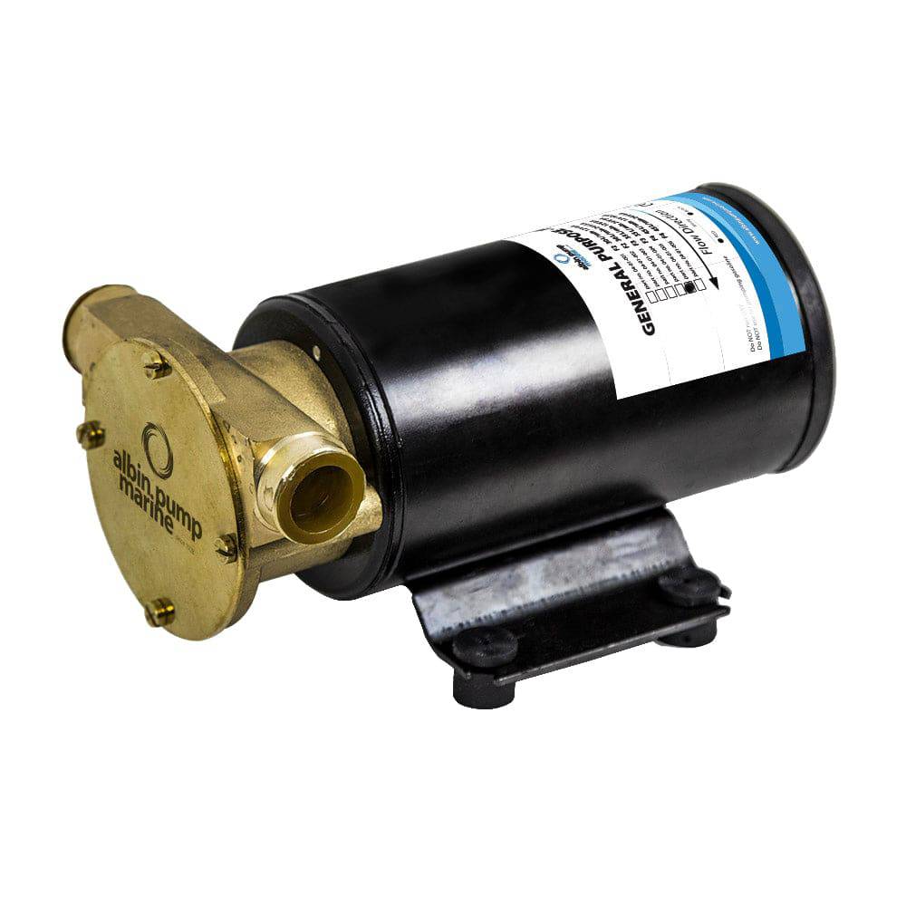 Albin Group Marine General Purpose Pump FIP F4 (12 GPM) - 12V [04-01-005] - Twin Screws Marine Service