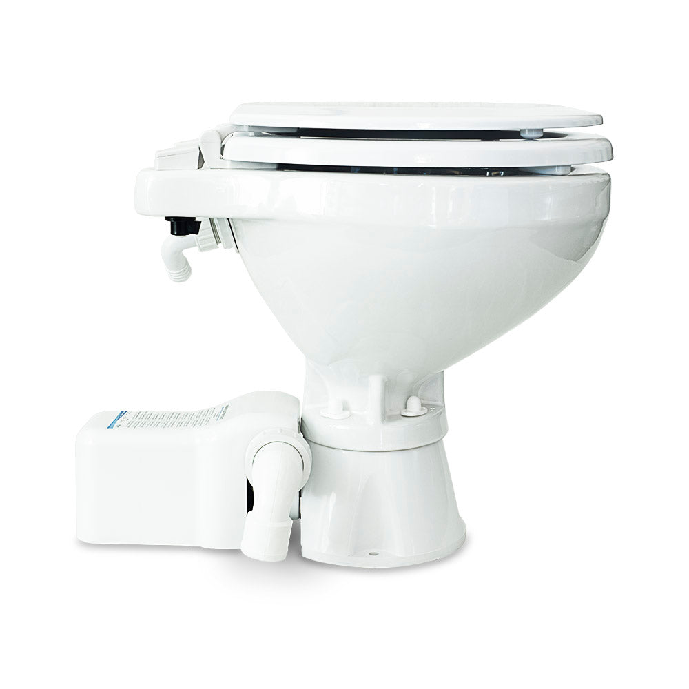 Albin Group Marine Toilet Silent Electric Compact - 12V [07-03-010] - Twin Screws Marine Service